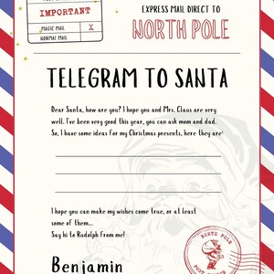Carta a Papá Noel