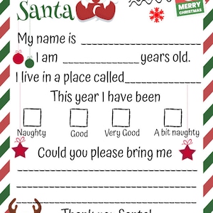 Carta a Papá Noel