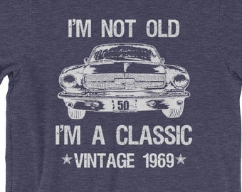 CLASSIC 1967 FORD GALAXY ILLUSTRATED T-SHIRT MUSCLE RETRO SPORT CAR