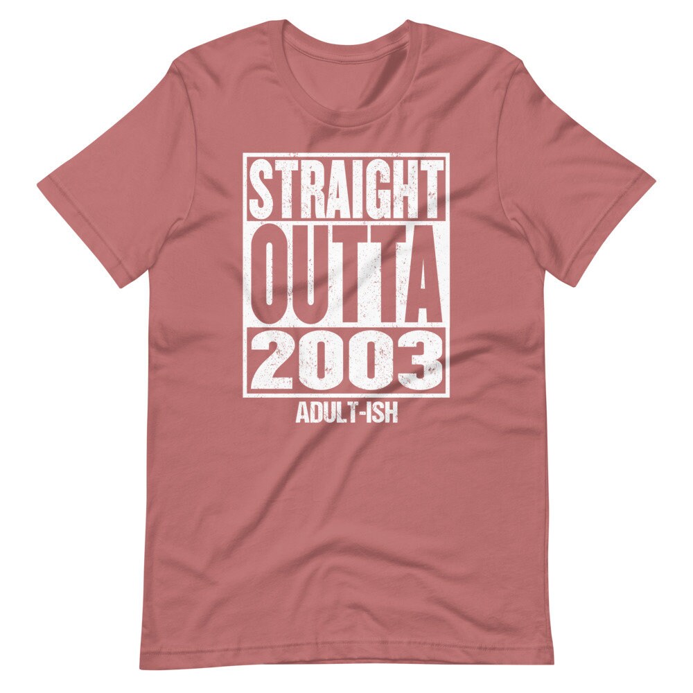 18th Birthday Shirt Funny 18th Birthday Gift Straight Outta | Etsy