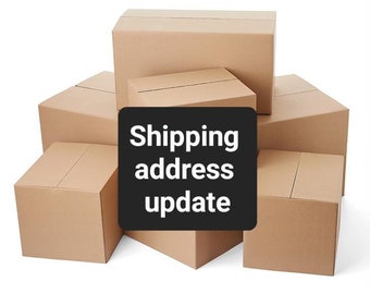 Shipping address update