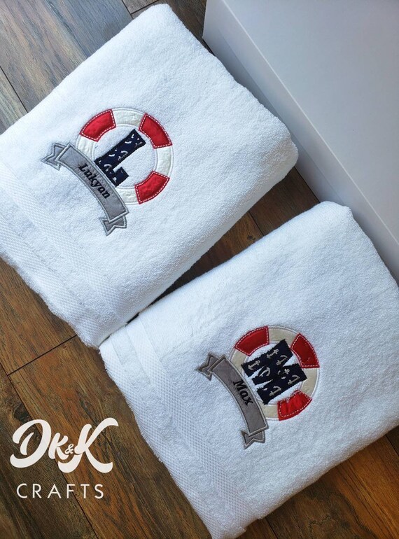 Etsy personalized towels sale