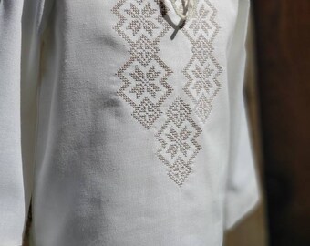 Traje de niño bordado, traje de bebé ucraniano, traje de bautismo para niño, traje de bautizo para niño, vyshyvanka ucraniano para niño