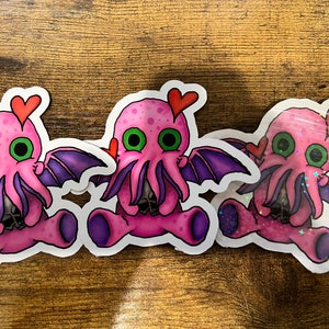 Adesivo carino Cthulhu / Mostro / Carino