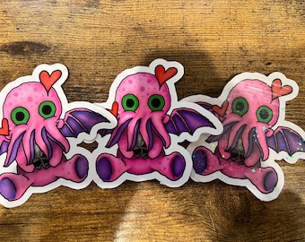 Cute Baby Cthulhu Sticker | Monster | Cute