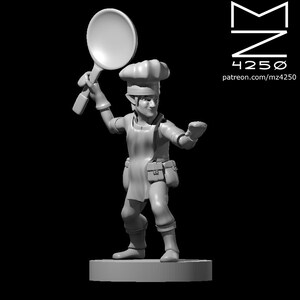 Gnome Fighter Tabletop Miniature