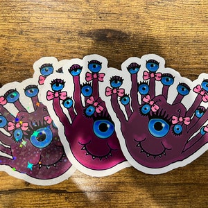 Adesivo carino Beholder / Bambino / Mostro / Carino