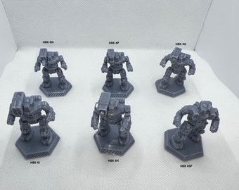 Battletech Hunchback New Sculpt Variants Mech Tabletop Miniature