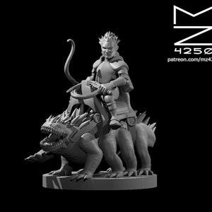 Halfling Fighter Tabletop Miniature