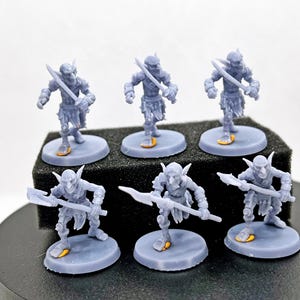Goblin Battle Group Tabletop Miniature - Set of 6