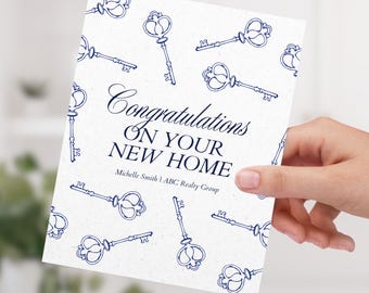 Closing Congratulations Cards | Personalized Real Estate Client Appreciation (Set of 10)