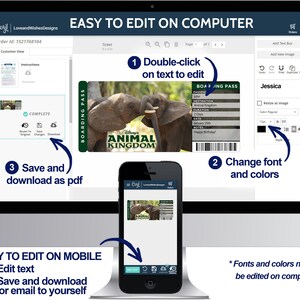 Animal Kingdom Surprise Trip Reveal Tickets Surprise Disney | Etsy