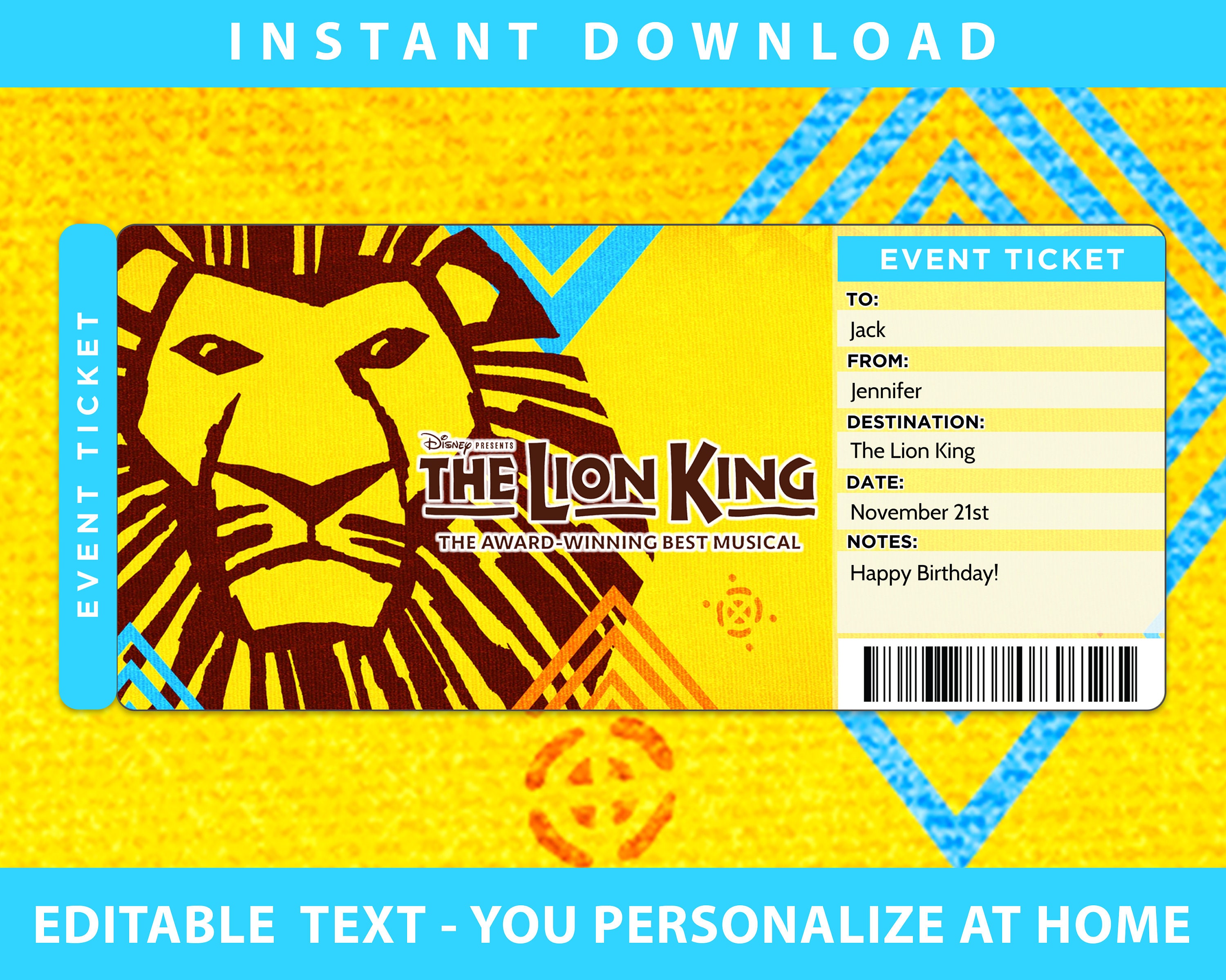 download ticket prices for the lion king