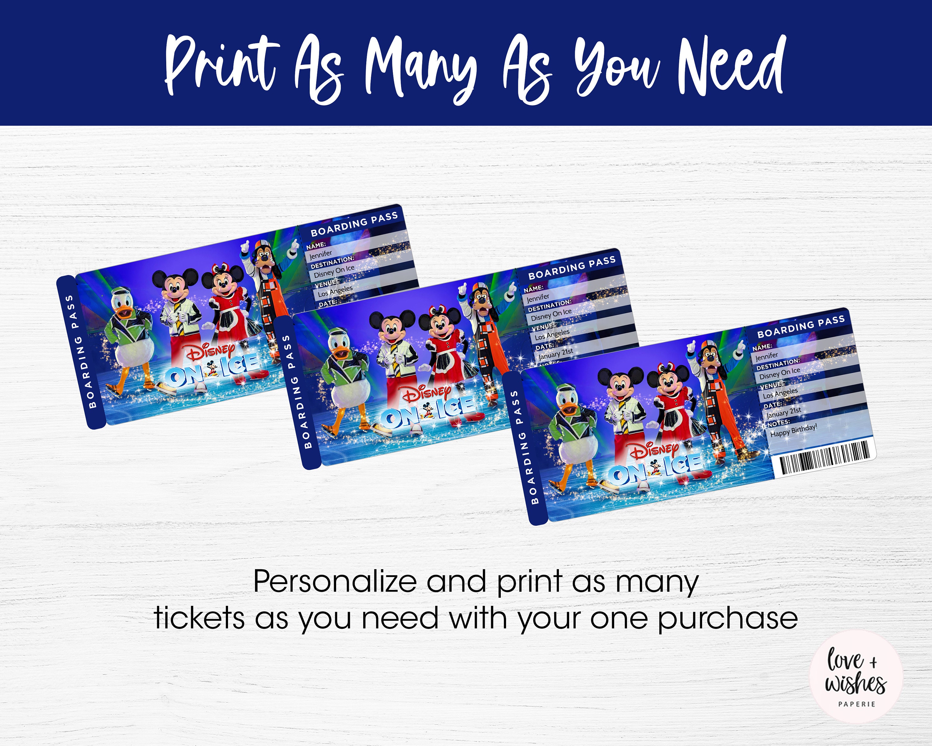 Disney On Ice Ticket Template Printable Word Searches