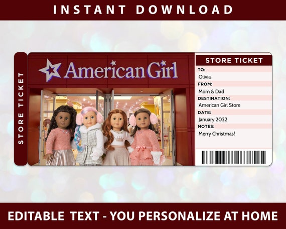 American girl doll gift card where to buy Clearance