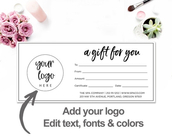 Free Editable Gift Certificate Template from i.etsystatic.com