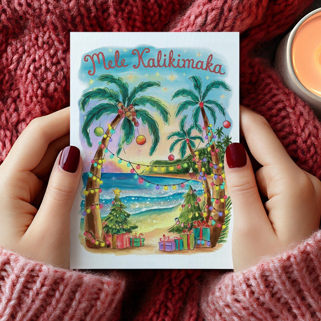 Mele Kalikimaka Christmas Card