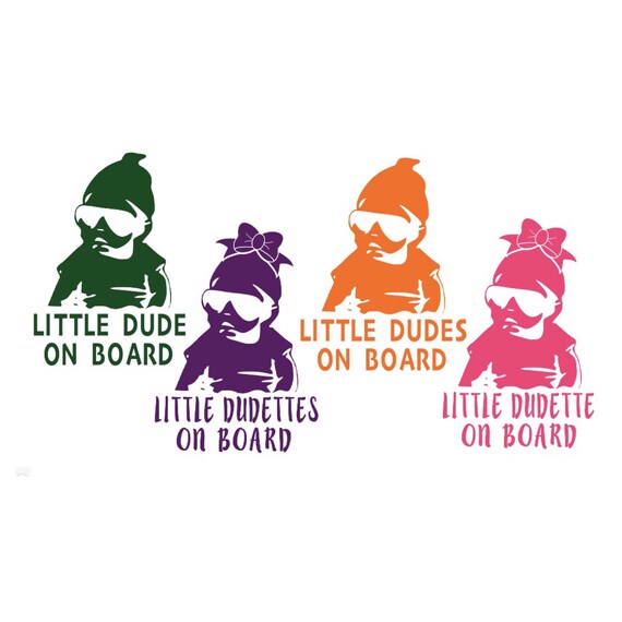 Cool Dudette On Board Personalised Baby Girl Car Sign