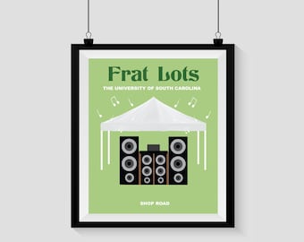 UofSC - Frats Lots Wall Print