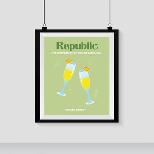UofSC - Republic Wall Print