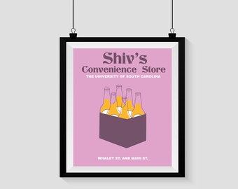 UofSC - Shiv&#39;s Connivence Store Wall Print