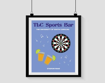 UofSC - TLC Sports Bar Wall Print