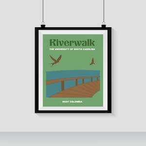 UofSC - Riverwalk Wall Print