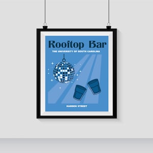 UofSC - Rooftop Bar Wall Print