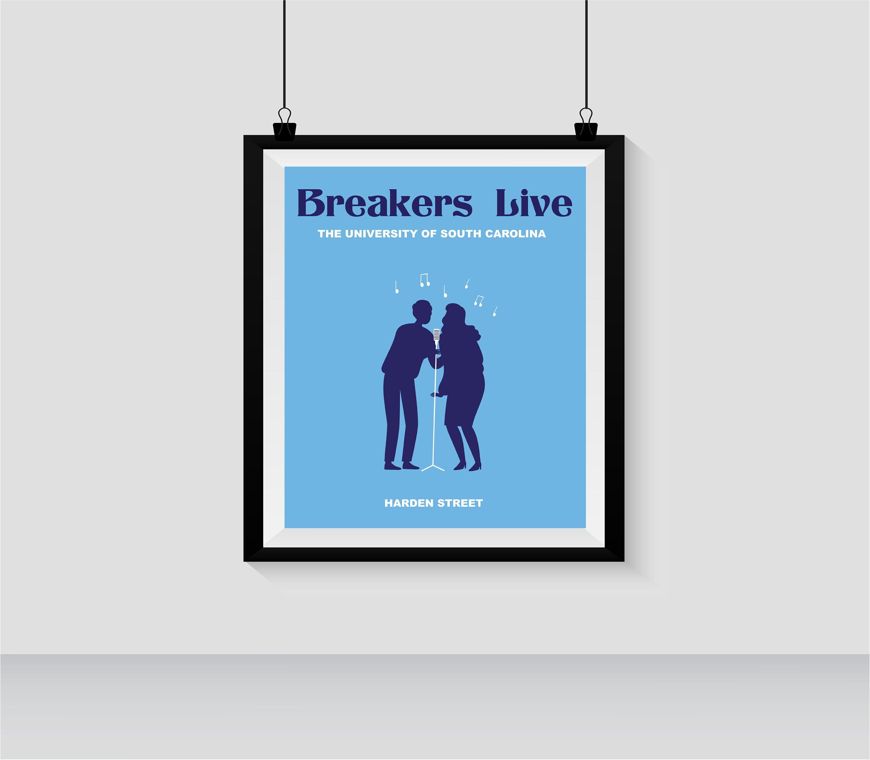 UofSC - Breakers Live Wall Print