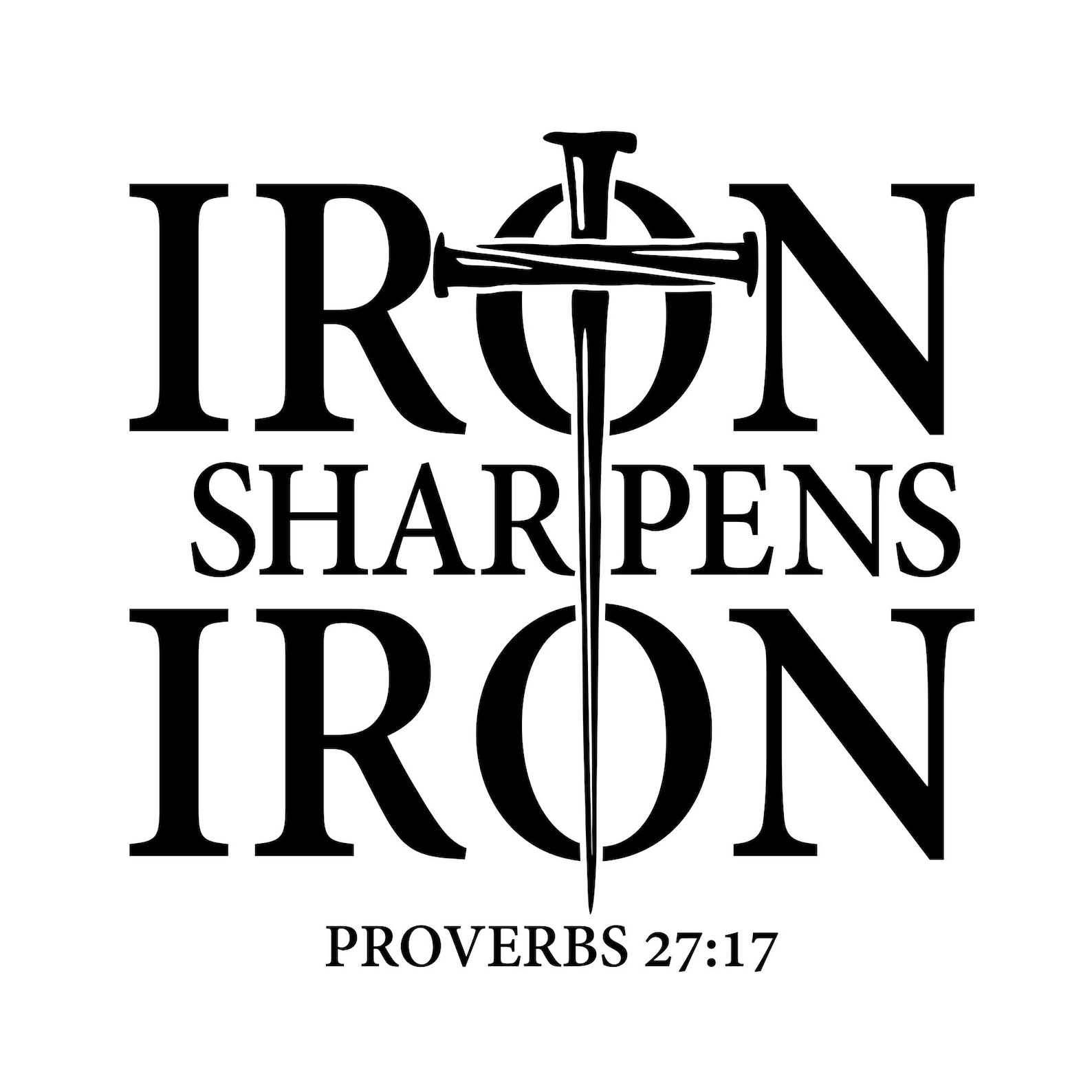 Iron sharpens iron svg DESIGN ONLY SUBLIMATION Digital | Etsy