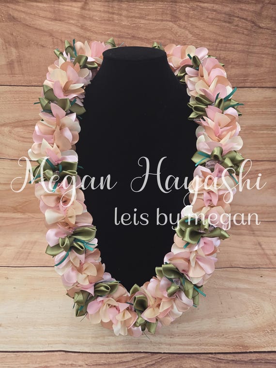 Ribbon Lei, Flower Ribbon Lei, Graduation Lei, Girls  display picture 3