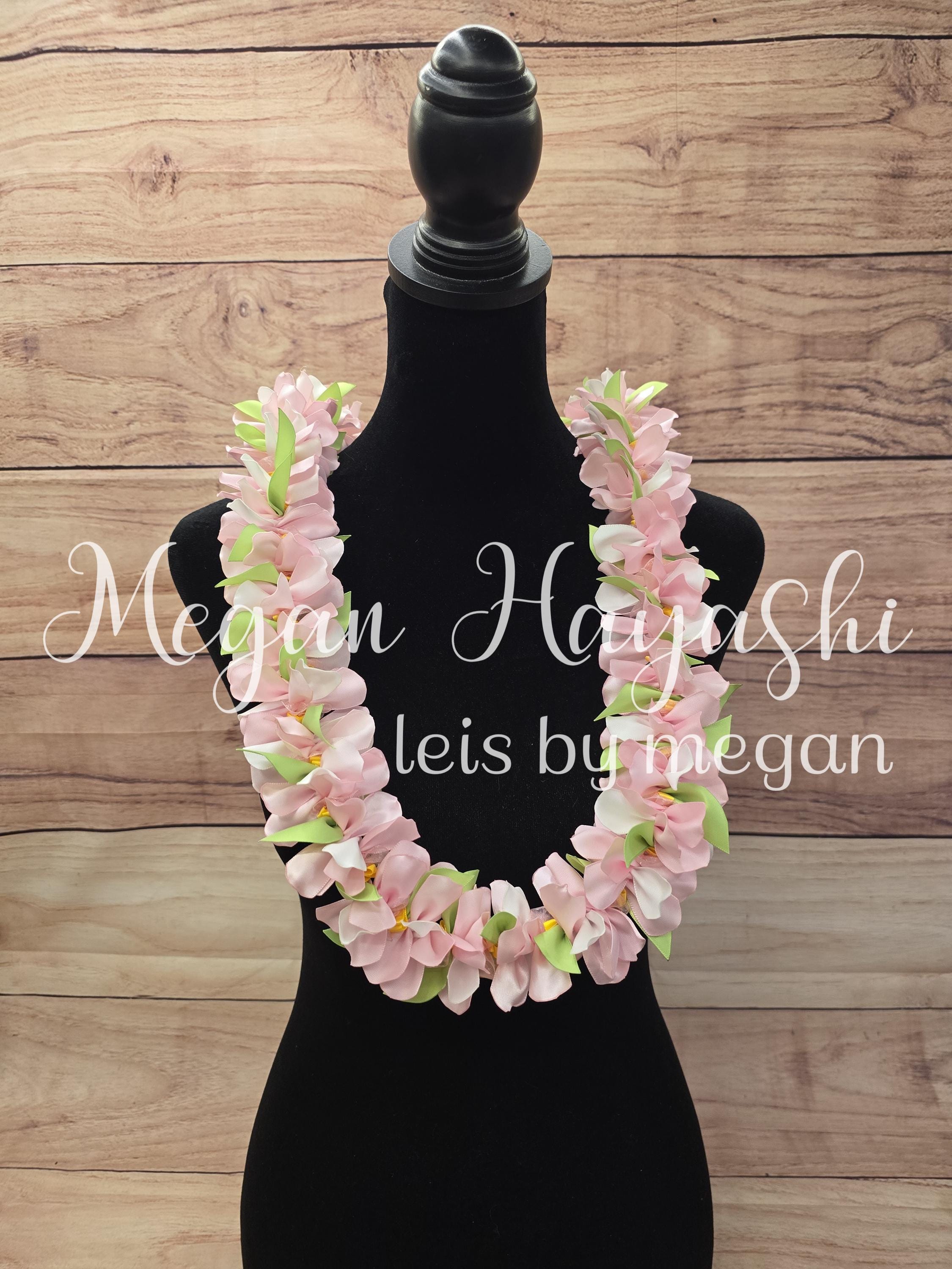 Pink Floral Graduation Lei Necklace with Celebration Medals Amazon.com: Fresh Hawaiian Orchid Lei, Pink Dendrobium  main image 2