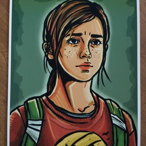 Ellie The Last of Us 2 Art Board Print for Sale by Zu Yuan Cesar