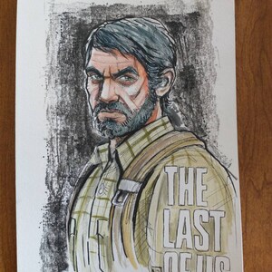 ORIGINAL ART  Joel Miller from The Last of Us