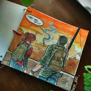 ORIGINAL DRAWINGS The Last of Us Inktober drawings