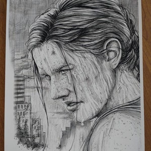 The Last of Us Part II Abby Anderson art print poster fanart
