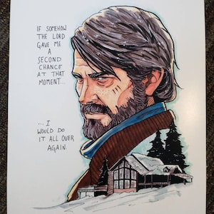 Art Print Joel Miller The Last of Us poster