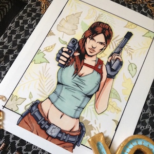Lara Croft Tomb Raider Art Print - 8.5 x 11, 13x19