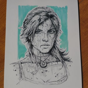 Lara Croft Tomb Raider 8.5x11 Art Print Poster
