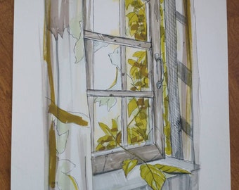 Part I Window "Summer" Art Print Poster