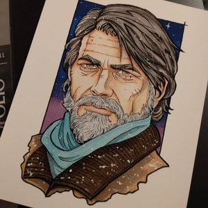 The Last of Us Joel Miller 8.5x11 Art Print - Design 1 of 3