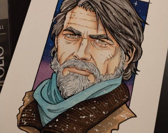 The Old Man - 8.5x11 Art Print - Design 1 of 3