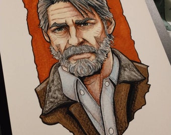 The Old Man - 8.5x11 art print - Design 2 of 3