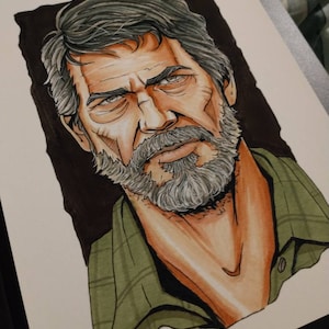 The Last of Us Joel Miller 8.5x11 art print - Design 3 of 3