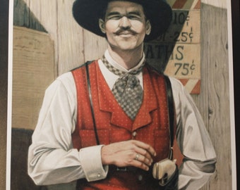 Doc Holliday - 8.5x11 Matte Art Print Poster