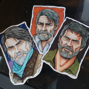 The Last of Us Joel Miller Stickers