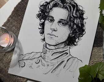 The “Scientist” - Signed 8.5x11 Art Print Poster