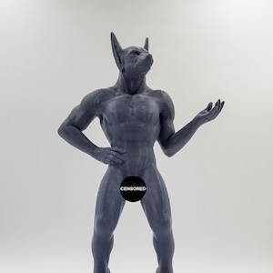 Solid 3D Printed Statue - Anubis the Egyptian God of the Underworld // MM59