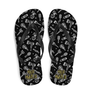 Hair Hustler Flip Flops, Hairdresser slippers, , Salon, Barber ,Coiffeur