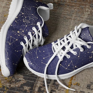 Constellations Chaussures de sport pour femmes, Space Walk, Cosmos Shoes